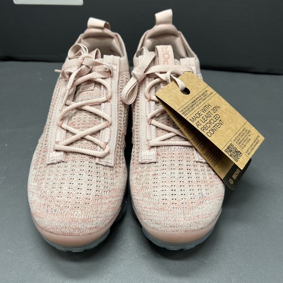 Nike Air VaporMax 2021 Flyknit DJ9975-600 Pink Oxford Women Size 6.5 NEW - Picture 3 of 15